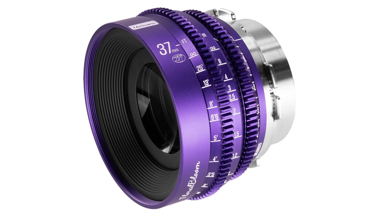 7Artisans Floral Bloom 37mm T2.9 side