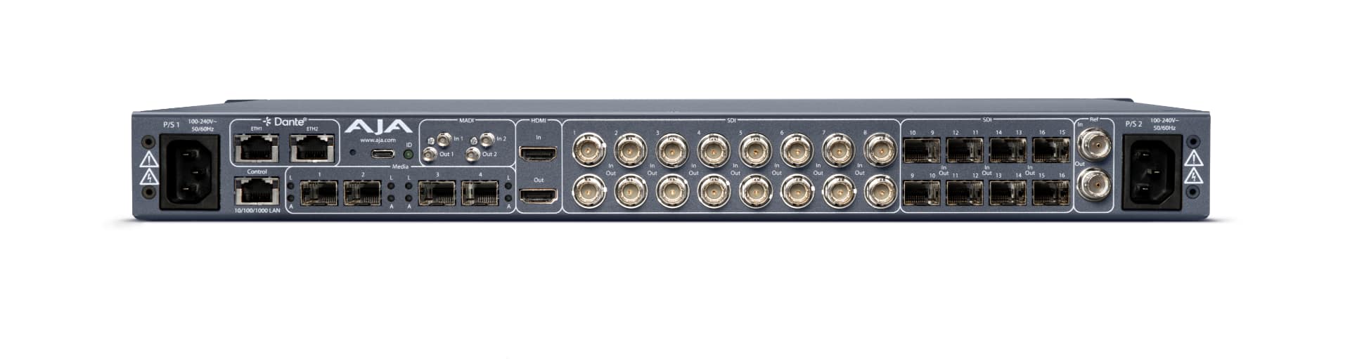 AJA FS8 rear