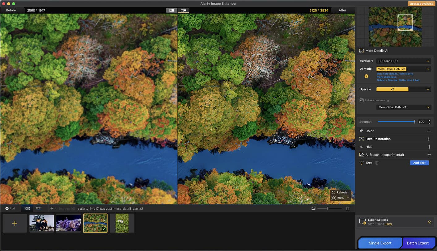 Aiarty Image Enhancer: AI-powered image upscaling and restoration for Windows and Mac