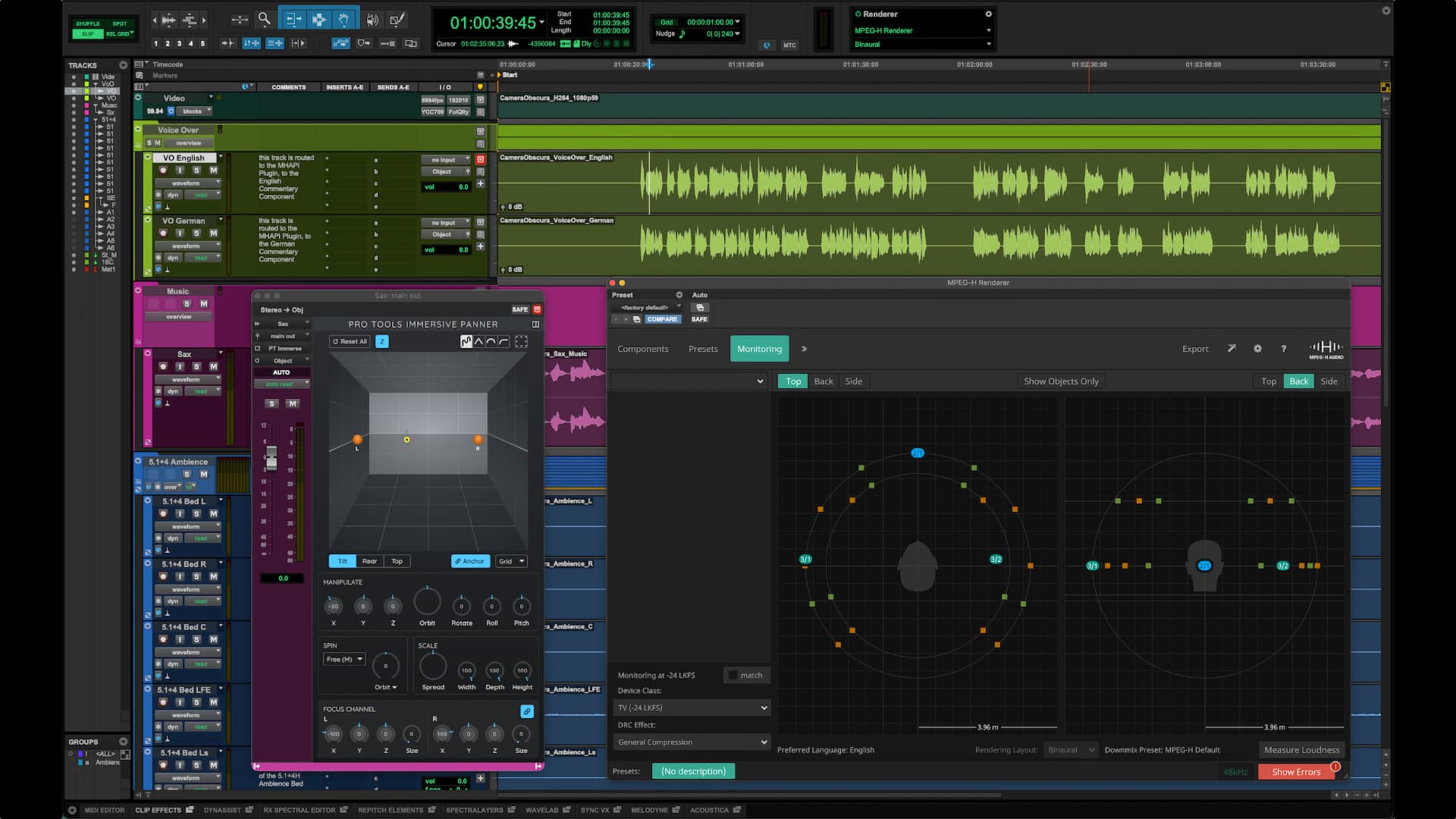 Pro Tools 2026.4: Track Pin, MPEG-H, and Massive X Player