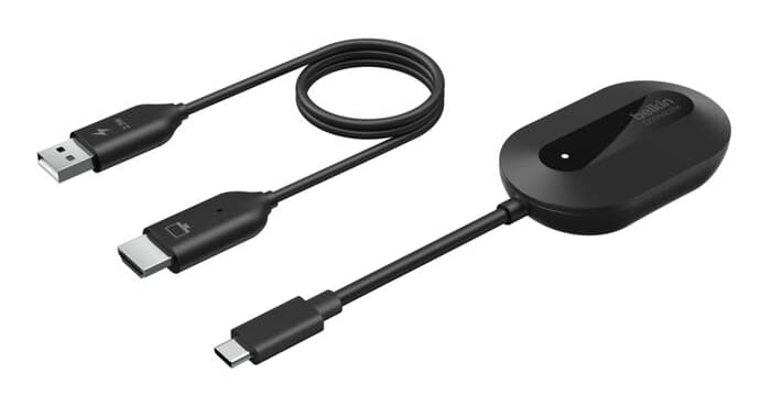 Belkin ConnectAir Wireless HDMI Adapter components