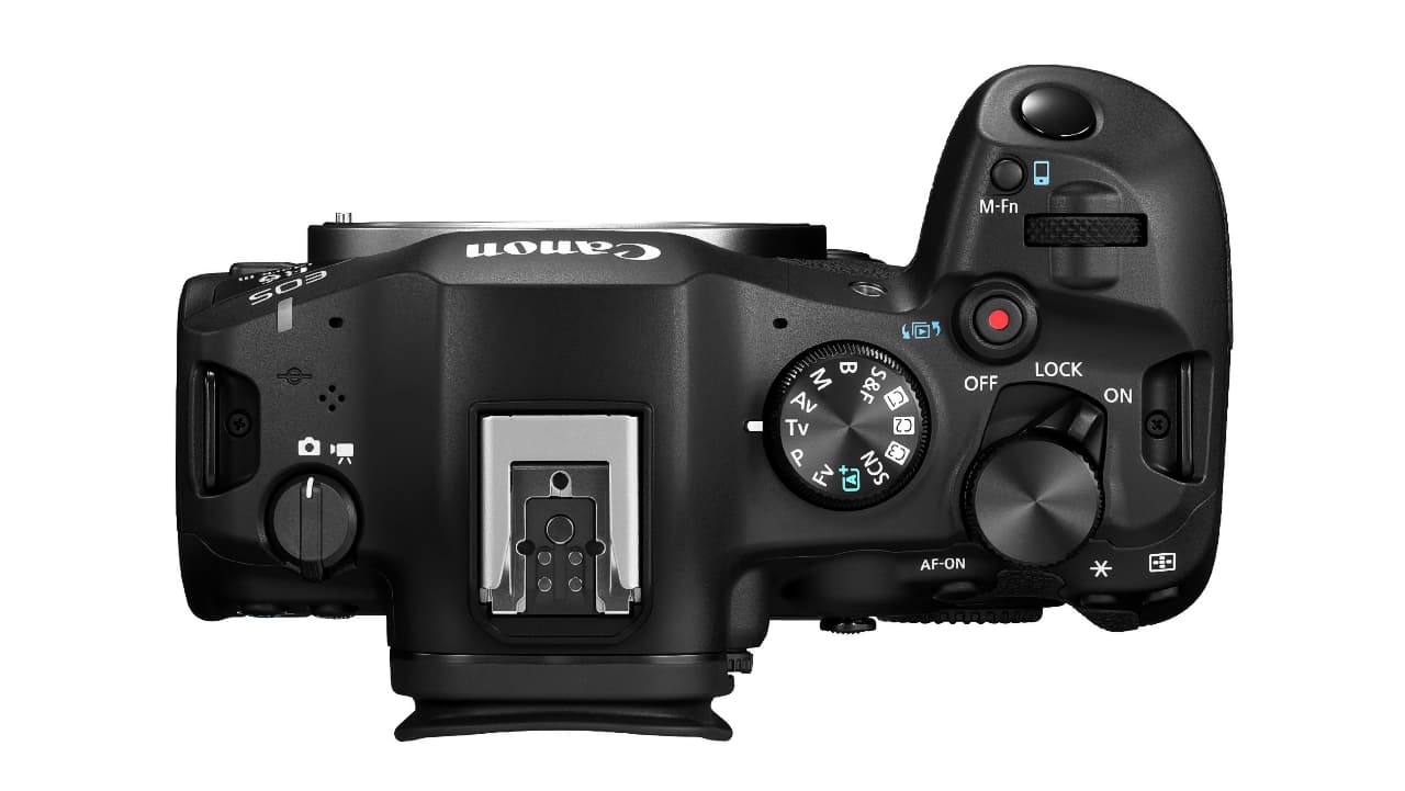 Canon EOS R6 Mark III top