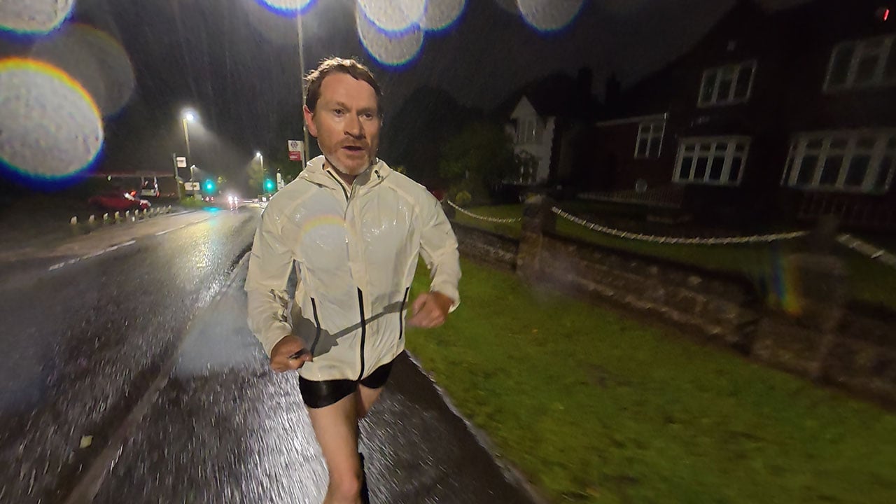 DJI Osmo 360 low light running Super Night