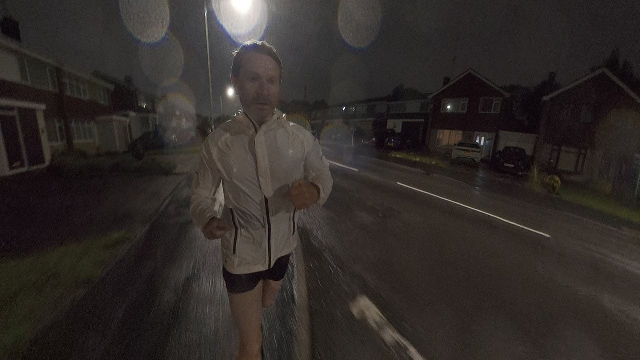 DJI Osmo 360 low light running standard mode