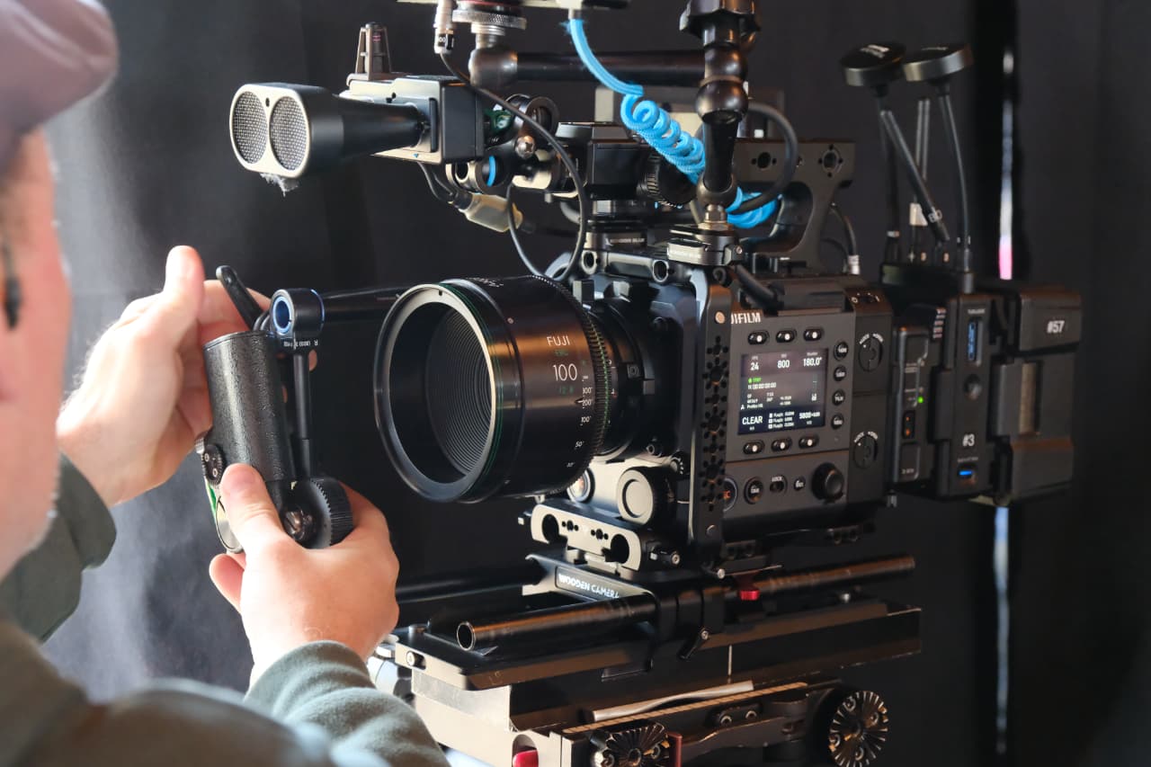 FUJIFILM GFX ETERNA 55 on set