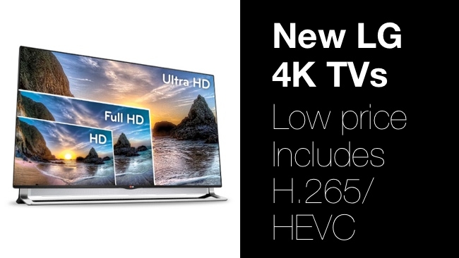 LG 4K TVs LG/RedShark