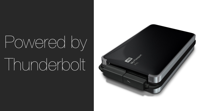 Thunderbolt-powered WD Passport Pro WD/RedShark