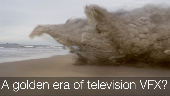 Conjured sand horses race to rescue a beached ship Milk/BBC/RedShark