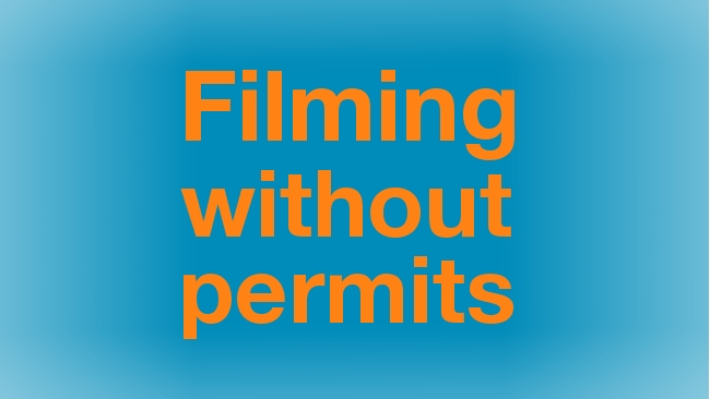 Filming Without Permits RedShark