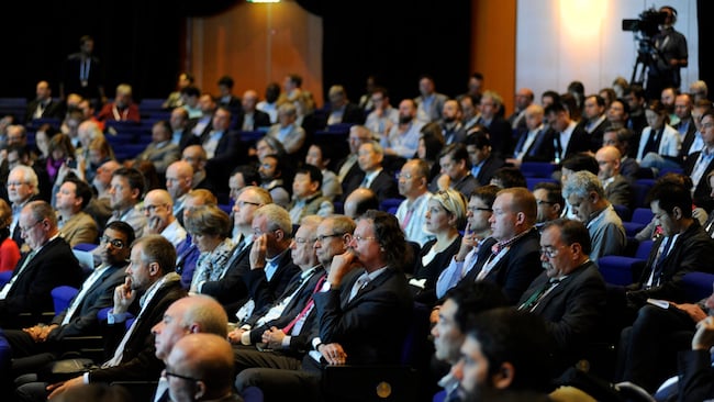 Many of the IBC conference sessions end up being seriously crowded IBC