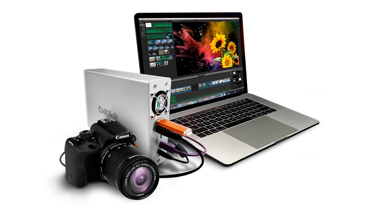 Versatile connectivity and storage with the AV pro 2 CalDigit