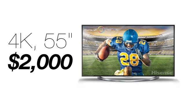 HiSense 4K TV HiSense