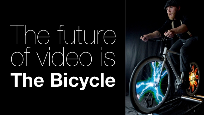 The future of video is the Bicycle MonkeyLectric
