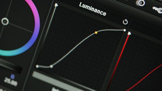 Resolve luminance curve with extra contrast. RedShark News