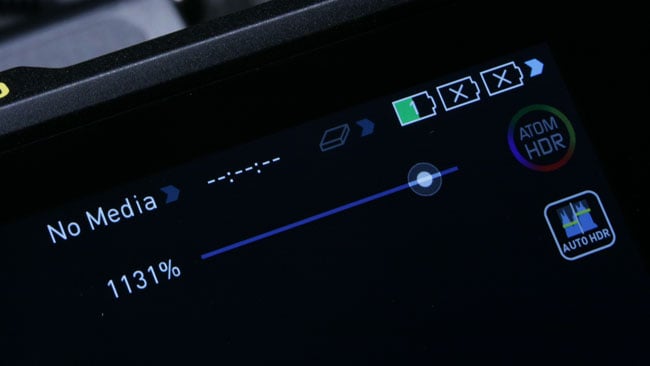 Atomos's Shogun Inferno make a reasonable job of metering its onboard batteries, but on DC power it's technically very difficult to provide a meaningful capacity readout. RedShark News