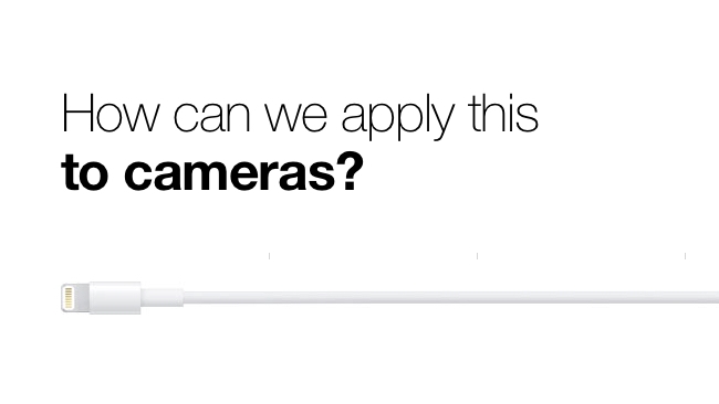 Apple Lightning for cameras? Apple / RedShark News