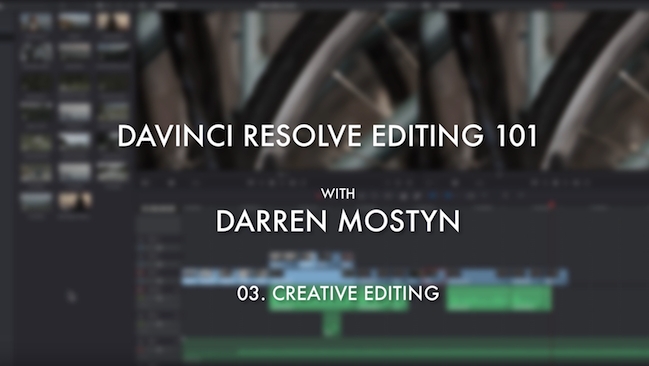 resolve editing resolve editing