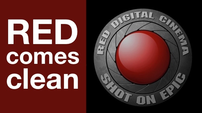RED comes clean Red/RedShark