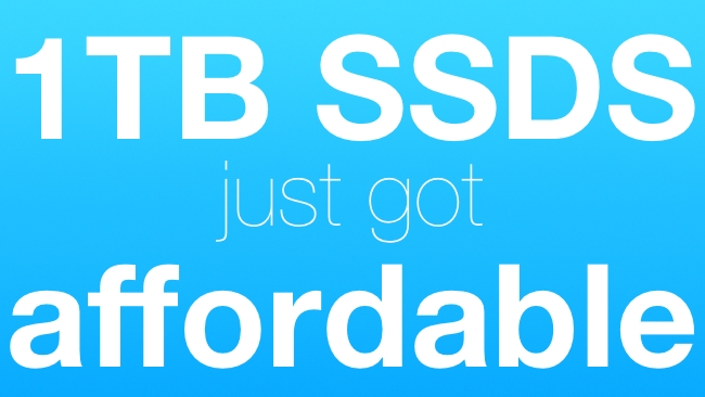 1TB SSDs just got affordable RedShark