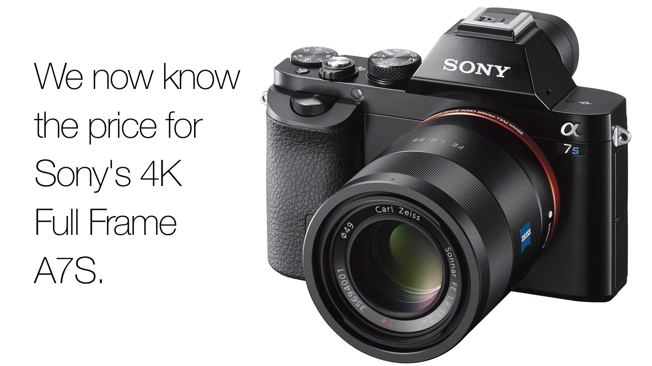Price announced for Sony A7S RedShark/Sony