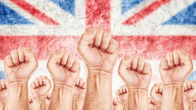 UK labour movement graphic by shutterstock.com