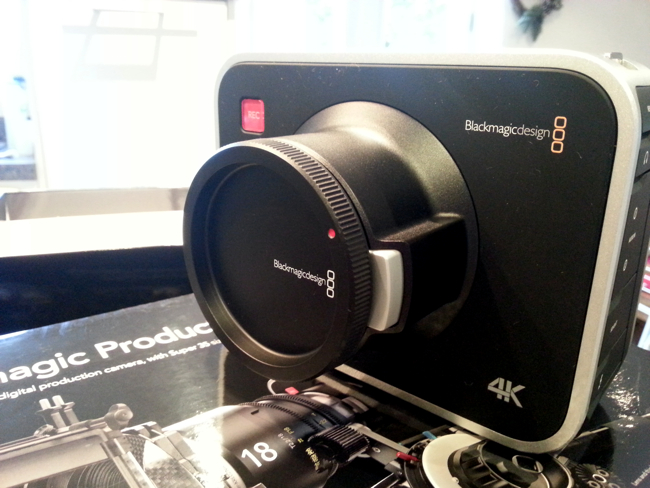 Blackmagic 4K Production Camera - unboxing and first impressions