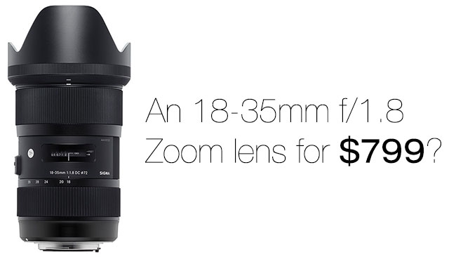 Sigmas new lens Sigma/Redshark