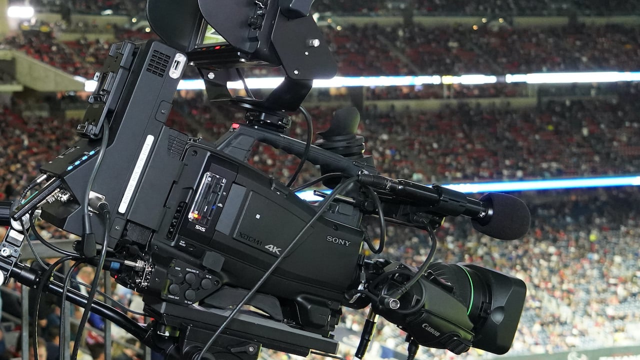 A Sony PXW-Z450 kitted out for 5G operation Sony