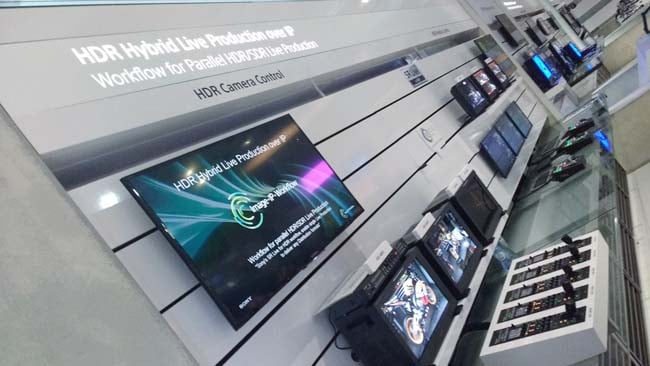Sony showed live production equipment at IBC to allow events to be broadcast in HDR in realtime. RedShark News