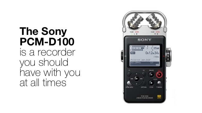 Sony PCM D-100 Sony/RedShark Publications