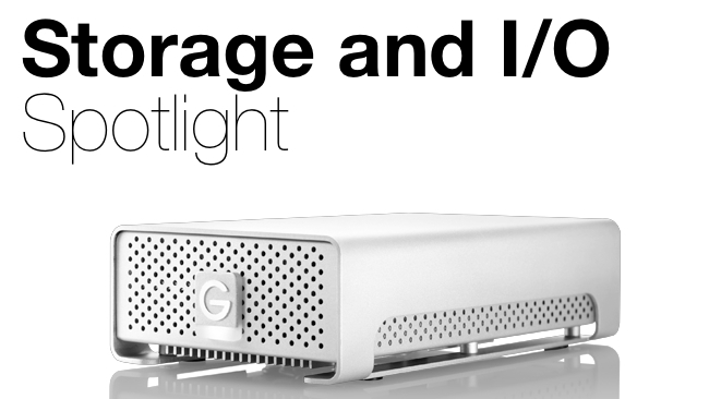 Storage and I/O spotlight G-Tech/RedShark