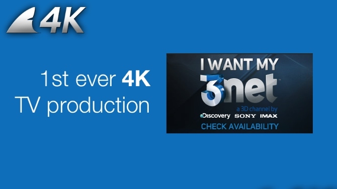 3NET makes the 1st 4K TV series 3NET/RedShark