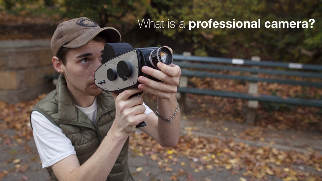 What makes a professional camera? Peter Haas