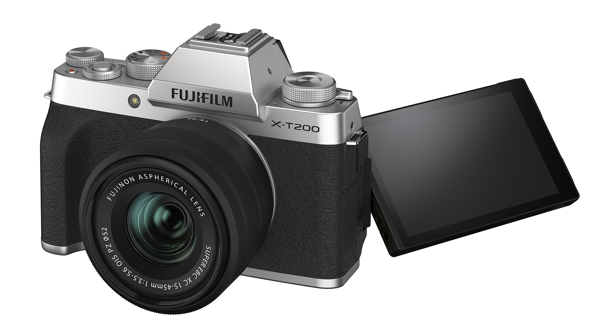 Great retro styling on the new FUJIFILM X-T200 mirrorless camera FUJIFILM