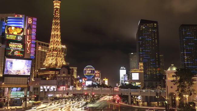 Las Vegas: it's not the night sky that tends to be the problem Shutterstock