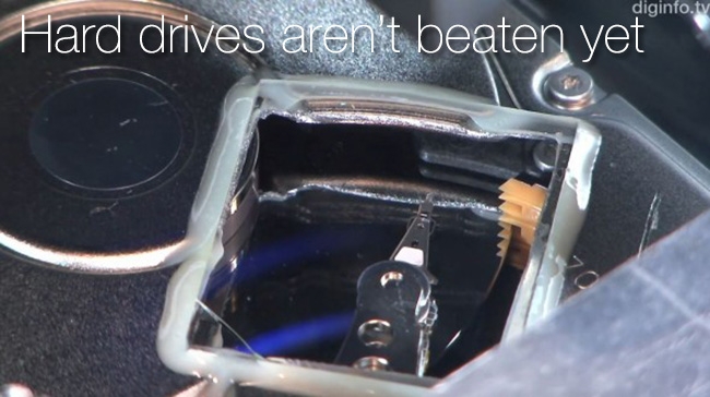 Hard drives aren't beaten yet Diginfo/Redshark
