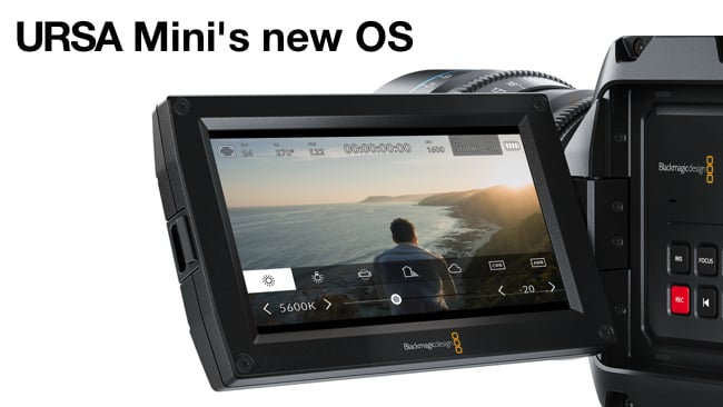The URSA Mini has had a complete software rewrite Blackmagic/RedShark News