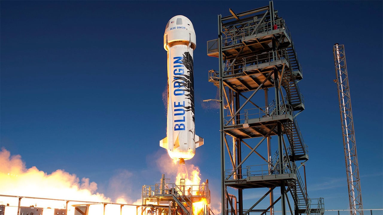 Blue Origin's latest New Shepard rocket launch is mesmerising to watch