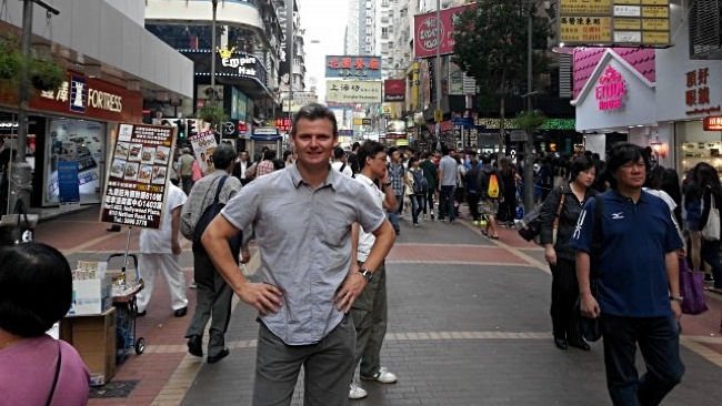 Mark McCarthy in Hong Kong Mark McCarthy, Sparky Media Productions