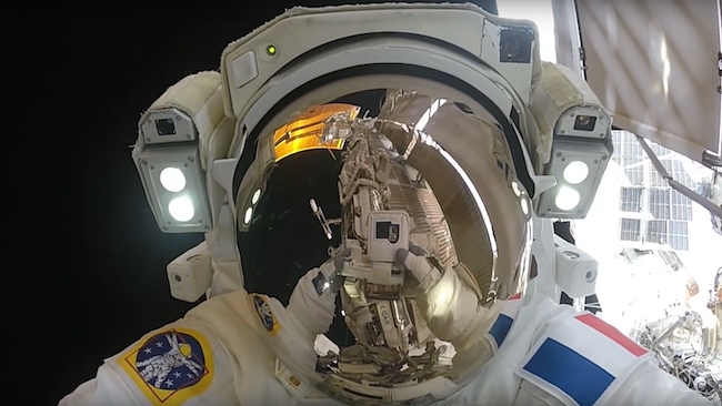 To body GoPro where no one has GoPro'd before... NASA