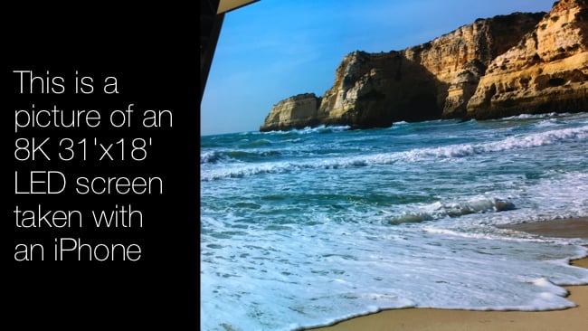Leyard's 8K LED screen RedShark News