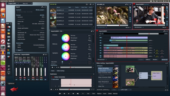 Lightworks for Linux Lightworks/Editshare/RedShark