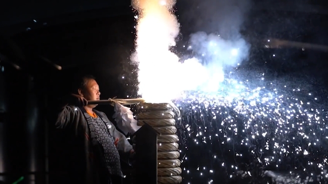 Come on baby light my fire: slow-mo nighttime work with the a6500 Sony