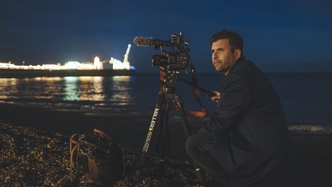 Philip Bloom with Sony FS5 on a beach Sony/Reddit user fanman1234/RedShark Publications