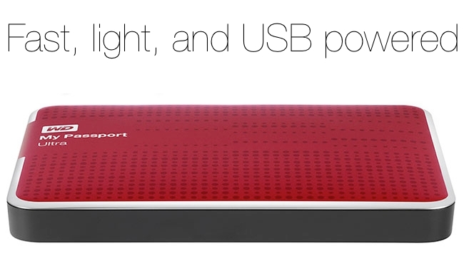 WD My Passport Ultra WD/RedShark