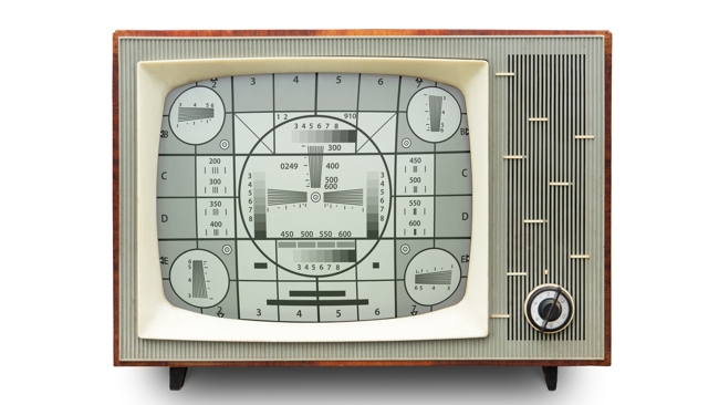 Black and White TV Shutterstock