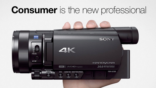 Consumer is the new professional RedShark/Sony