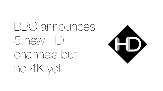 4K a long way off according to BBC BBC/ Redshark