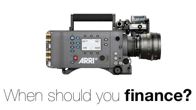 When Should you Finance? Arri/RedShark