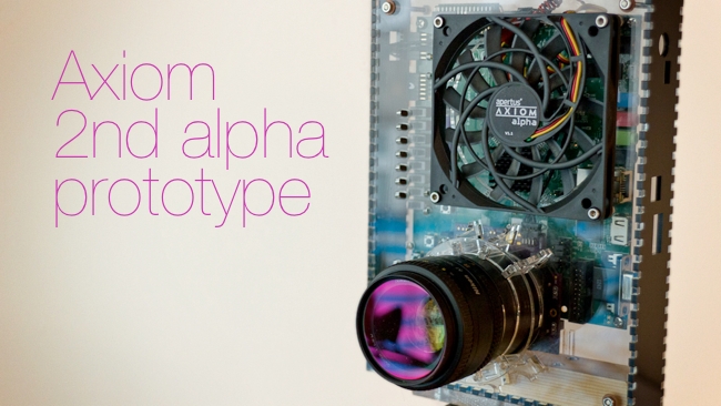 Apertus Axiom progress report Apertus/RedShark